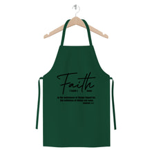 Load image into Gallery viewer, Faith The Substance Of Things Hoped For, Black Graphic Text Premium Jersey Apron
