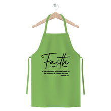 Load image into Gallery viewer, Faith The Substance Of Things Hoped For, Black Graphic Text Premium Jersey Apron
