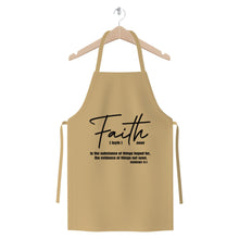 Load image into Gallery viewer, Faith The Substance Of Things Hoped For, Black Graphic Text Premium Jersey Apron
