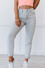 Load image into Gallery viewer, Kancan Valentina Pinstripe Mom Jeans
