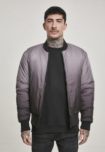 Men's Gradient Two-Tone  Bomber Jacket