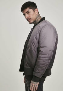 Men's Gradient Two-Tone  Bomber Jacket