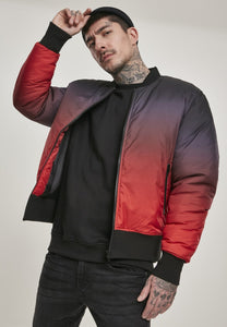 Men's Gradient Two-Tone  Bomber Jacket