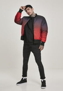 Men's Gradient Two-Tone  Bomber Jacket