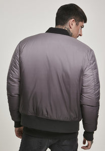 Men's Gradient Two-Tone  Bomber Jacket