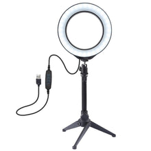 Load image into Gallery viewer, Video Light Dimmable LED Selfie Ring Light USB Photography Light
