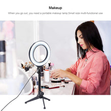 Load image into Gallery viewer, Video Light Dimmable LED Selfie Ring Light USB Photography Light
