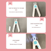 Load image into Gallery viewer, Pet Nail Clipper Dog Cat Cutter Beauty Scissors LED Lighting Puppy
