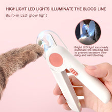 Load image into Gallery viewer, Pet Nail Clipper Dog Cat Cutter Beauty Scissors LED Lighting Puppy
