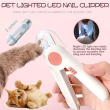 Load image into Gallery viewer, Pet Nail Clipper Dog Cat Cutter Beauty Scissors LED Lighting Puppy
