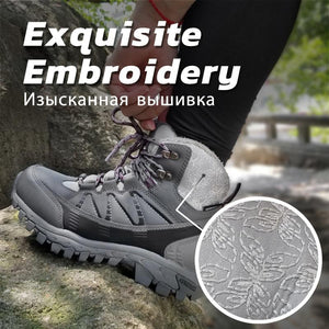 Hiking Shoes Waterproof Mountain Keep Warm Non-slip PU Leather Snow