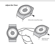 Cargar imagen en el visor de la galería, Reloj de cuarzo de marca superior para hombre, informal, con correa de malla de acero inoxidable
