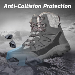 Hiking Shoes Waterproof Mountain Keep Warm Non-slip PU Leather Snow