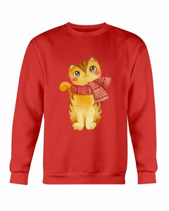 Sudadera con lindos gatos de invierno