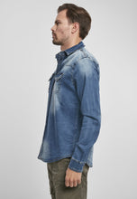 Load image into Gallery viewer, Men&#39;s Long Sleeve Denim Shirt
