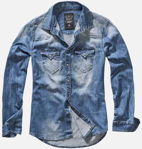 Men's Long Sleeve Denim Shirt