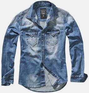 Men's Long Sleeve Denim Shirt
