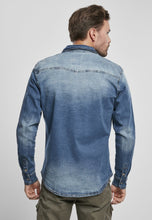 Load image into Gallery viewer, Men&#39;s Long Sleeve Denim Shirt
