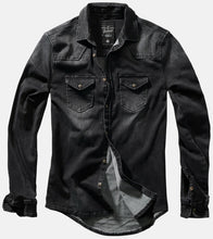 Load image into Gallery viewer, Men&#39;s Long Sleeve Denim Shirt
