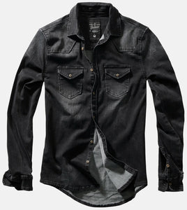 Men's Long Sleeve Denim Shirt